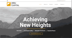 Desktop Screenshot of mbucapital.com