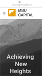 Mobile Screenshot of mbucapital.com